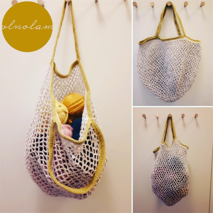 CRCOHET MARKET BAG FROM LIINA / MOLLA MILLS YARN