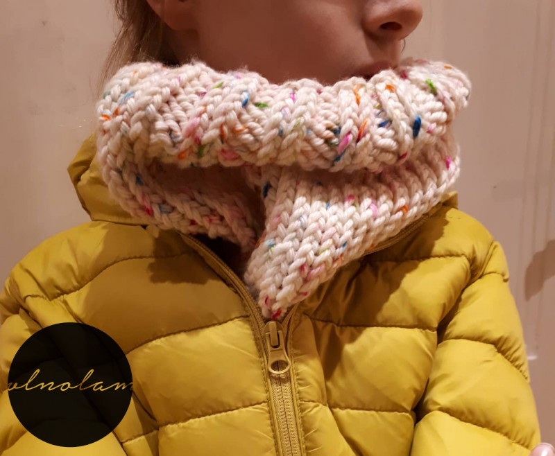 SANDNES GARN KONFETTI SNOOD FREE PATTERN