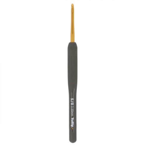 tulip etimo softgrip golden crochet hook 2 - 6.5 mm