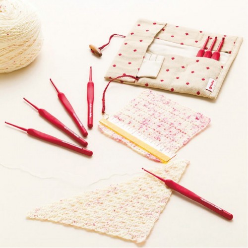 tulip etimo red crochet hook set