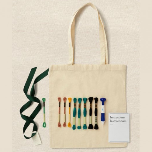 dmc gift of stitch - punch needle sada taška line art portrait