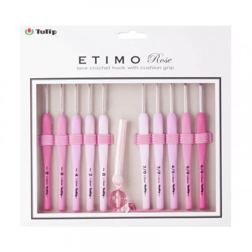 tulip etimo rose lace crochet hook set