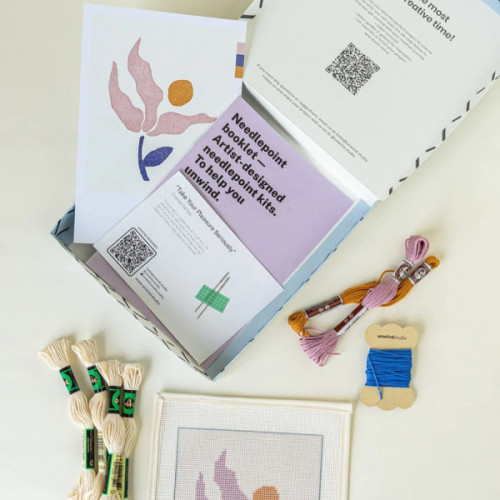 nadia sada na vysivanie needlepoint technikou / tapiséria / gobelín