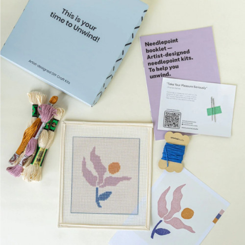 nadia sada na vysivanie needlepoint technikou / tapiséria / gobelín