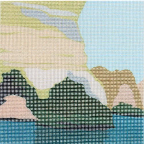 grotto n.2 sada na vysivanie needlepoint technikou / tapiséria / gobelín