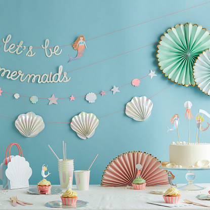 let´s be mermaids garland