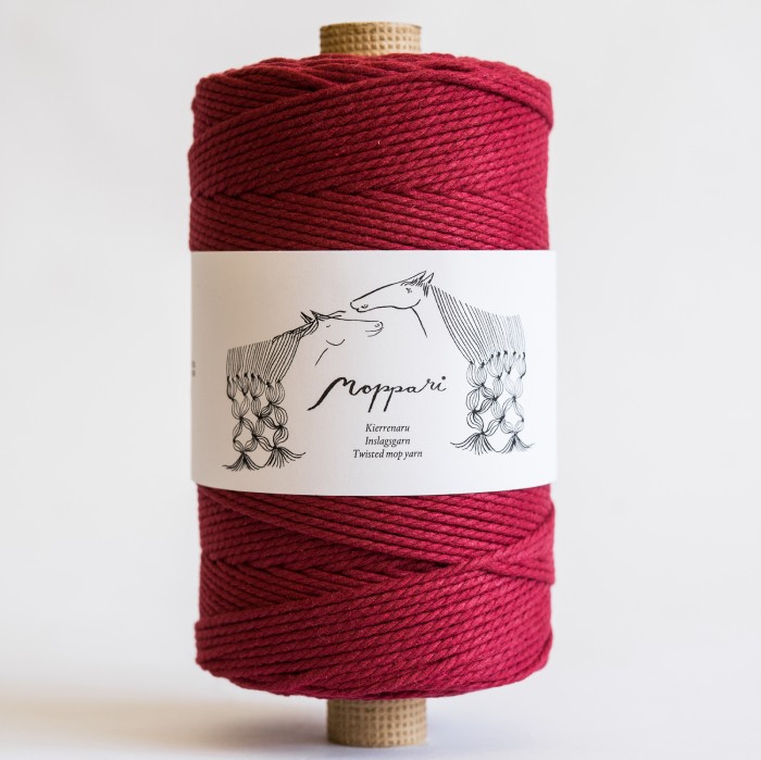 moppari Ø 3 mm - wine red