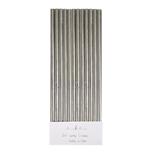 gold foil party paper straws - more colors