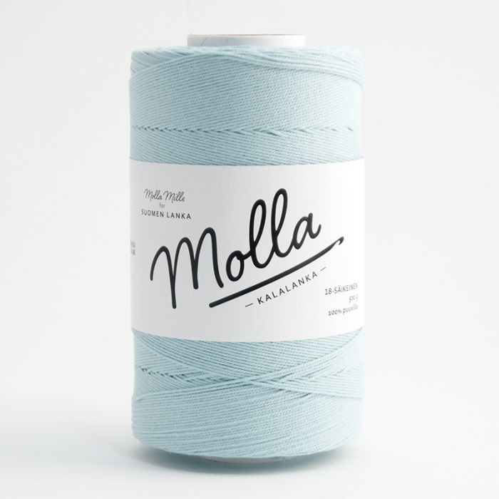 molla mills priadza 12 ply - misty blue