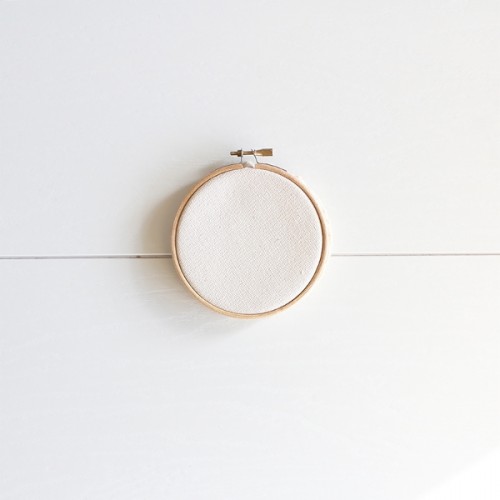 embroidery hoop with fabric