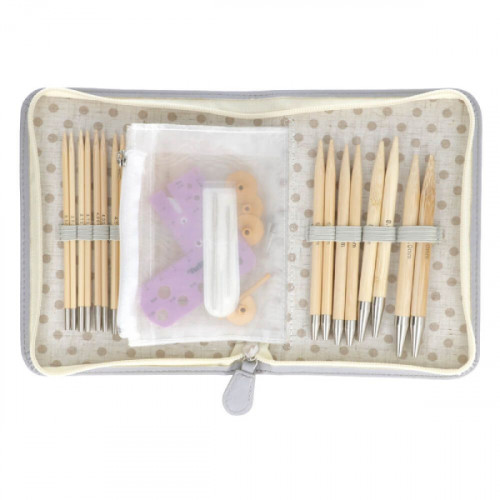 tulip carryc long interchangeable needle set bamboo 3.50 mm - 9.00 mm