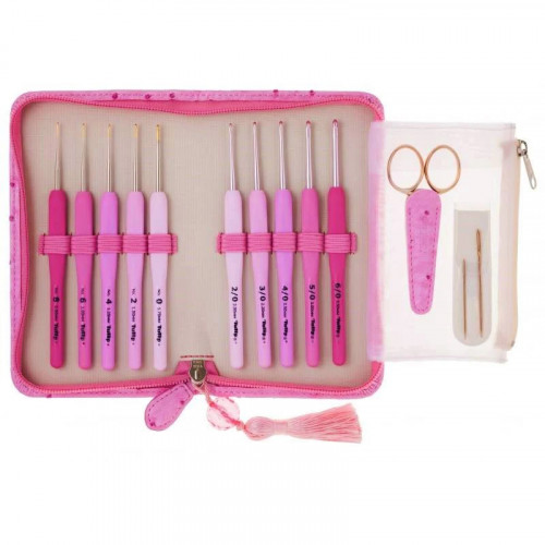 tulip etimo rose lace crochet hook set