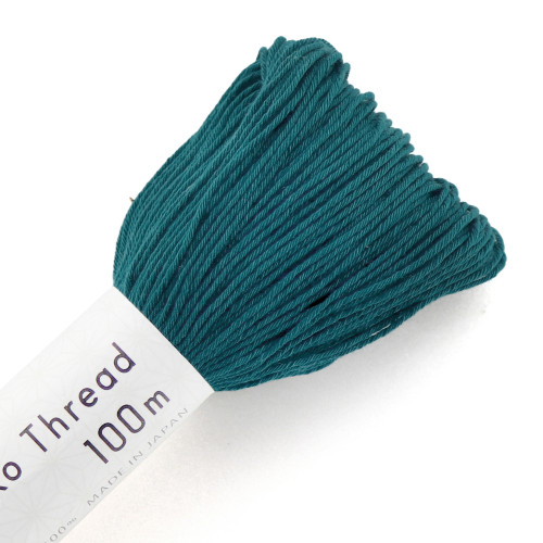 sashiko niť olympus 100 m viac farieb - 123 deep teal