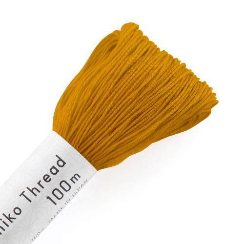 sashiko niť olympus 100 m viac farieb - 137 mustard